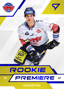 Matous Hail Ceske Budejovice Tipsport ELH 2022/23 SportZoo 2. serie Rookie Premiere /149 #RP-13